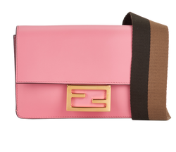 Baguette Flat Vitello, Leather, Pink, 06875880, DB/B, 3*